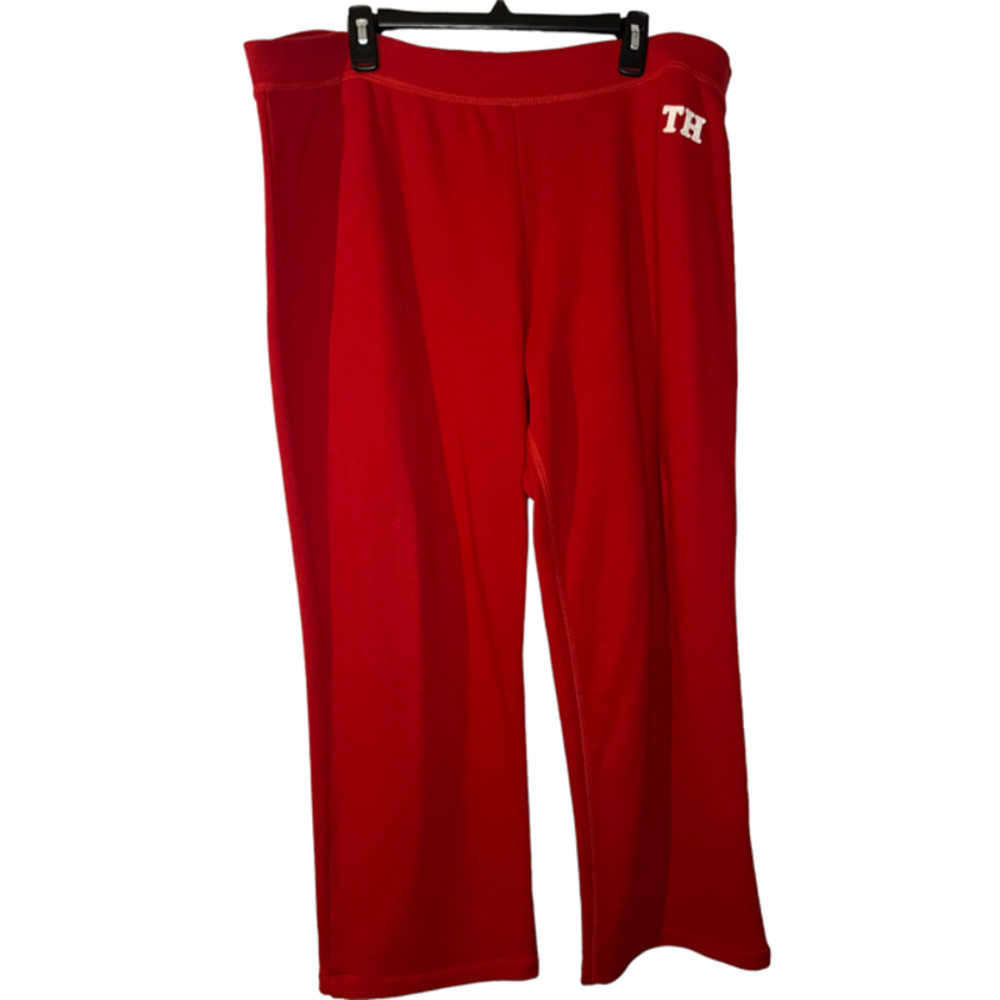 Tommy Hilfiger Woman Plus Size 2X Red Joggers Pants Sweatpants Sports Active